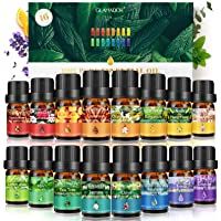 Los mejores  - GLAMADOR Aceites Esenciales Naturales para Humidificador 16x5ml Pcsl-Aceites Esenciales 100% Puros para Difusor…